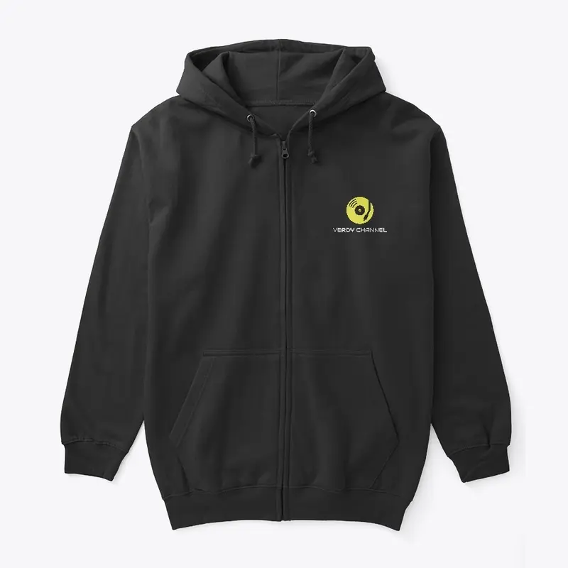 VERDY channel Logo Full Zip Hoodie